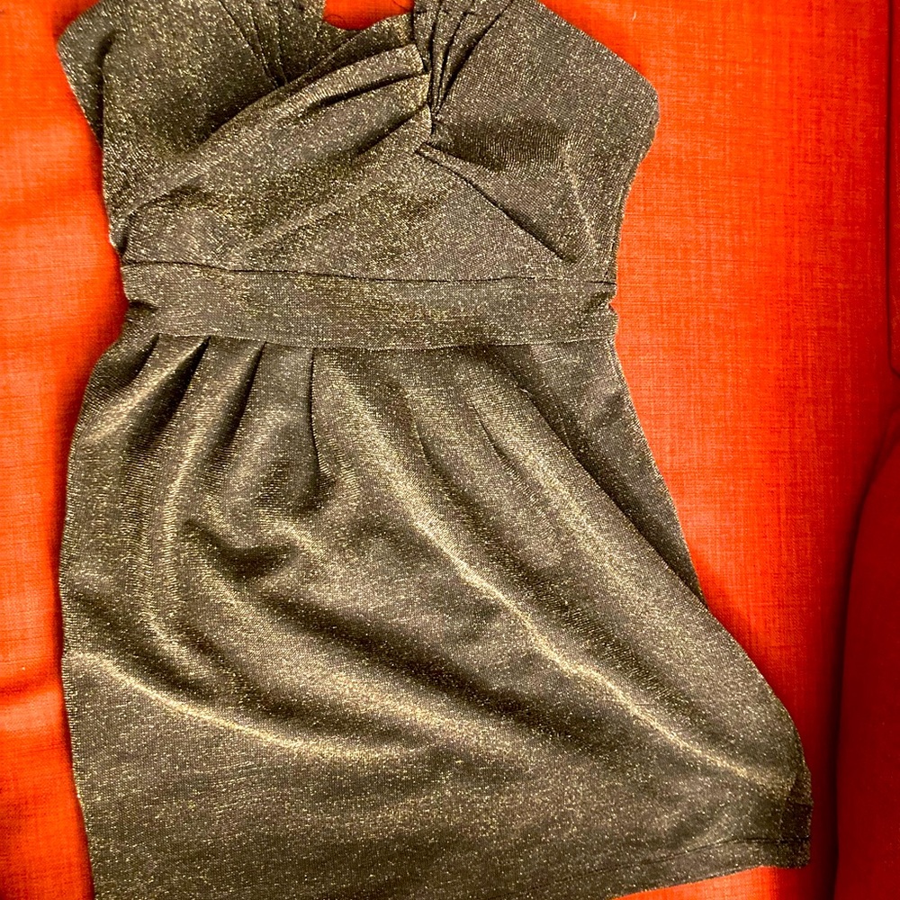 Size 10 gold H&M tube top dress